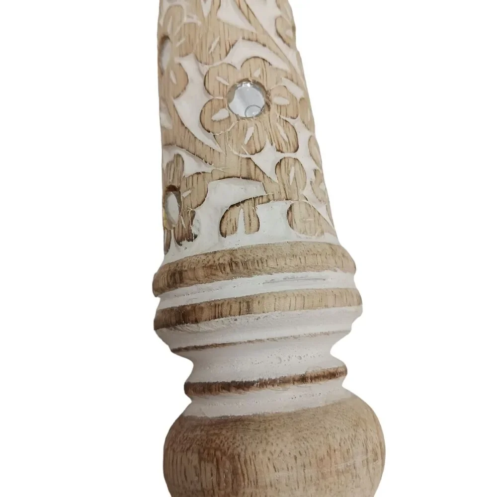 Exotic Pillar Carved Wood  12